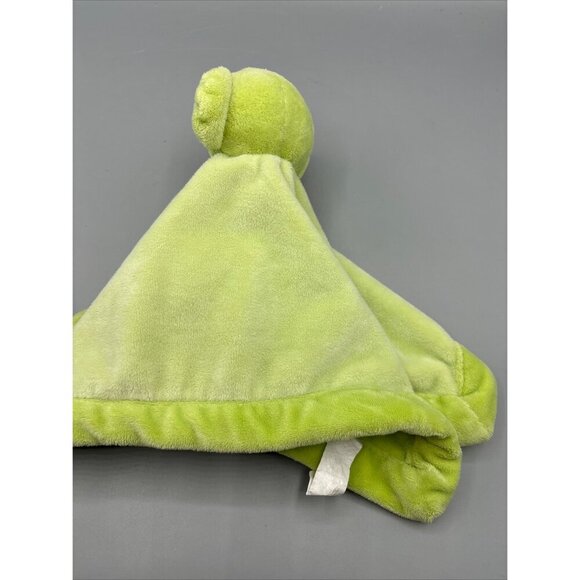 Tiddliwinks Plush Elephant Baby Lovey Blanket Green Soft Security 12"x12" - Picture 3 of 4